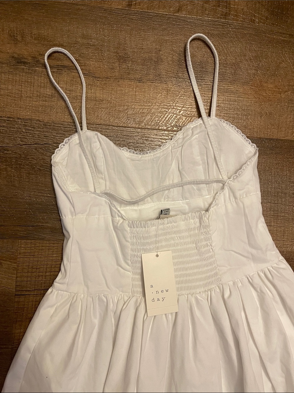 a new day White Spaghetti Strap Midi Dress - Picture 4 of 5